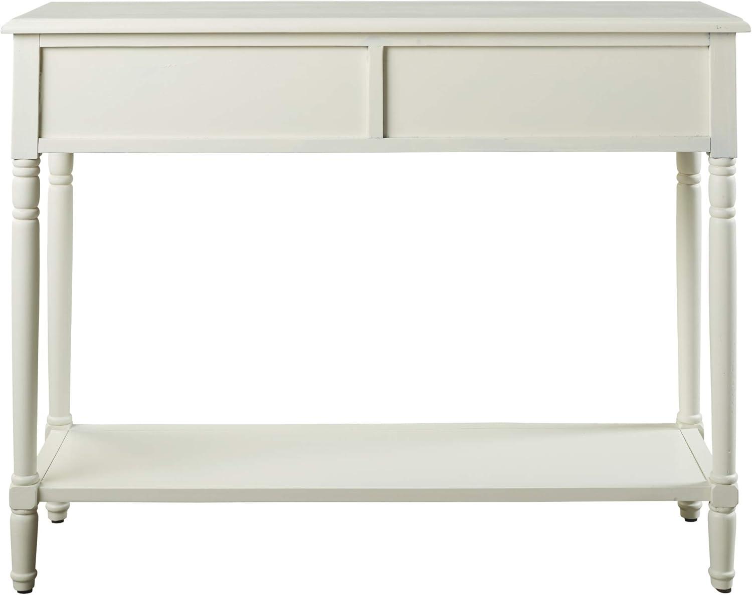 Goverton Sofa and Console Table White - Signature Design by Ashley: Vintage Entryway Storage with Shelves