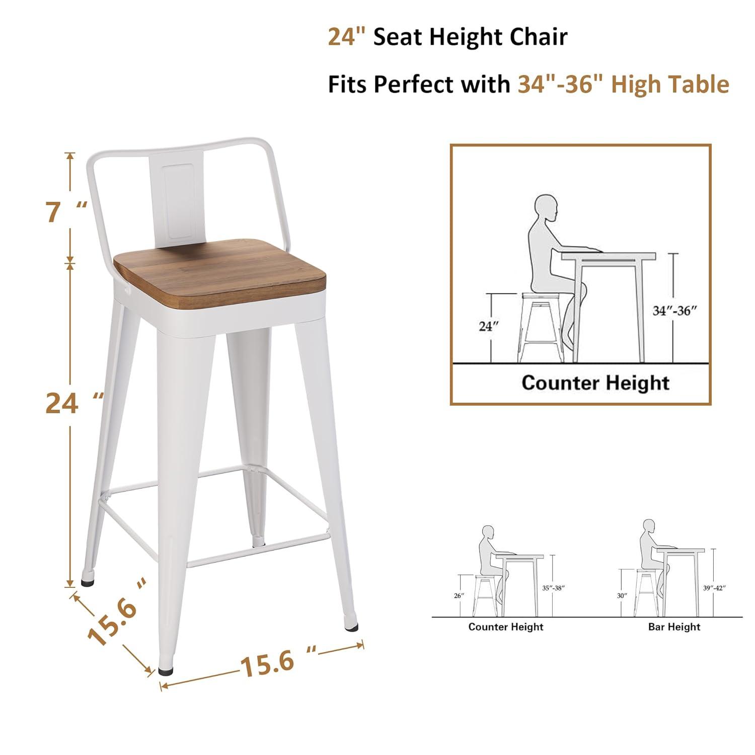 Williston Forge Tauber Swivel Counter Stool (Set of 4)