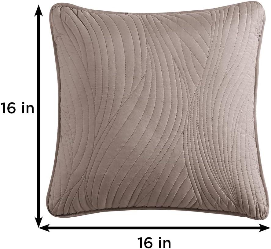Brielle Stream Embroidered Reversible Throw Pillow
