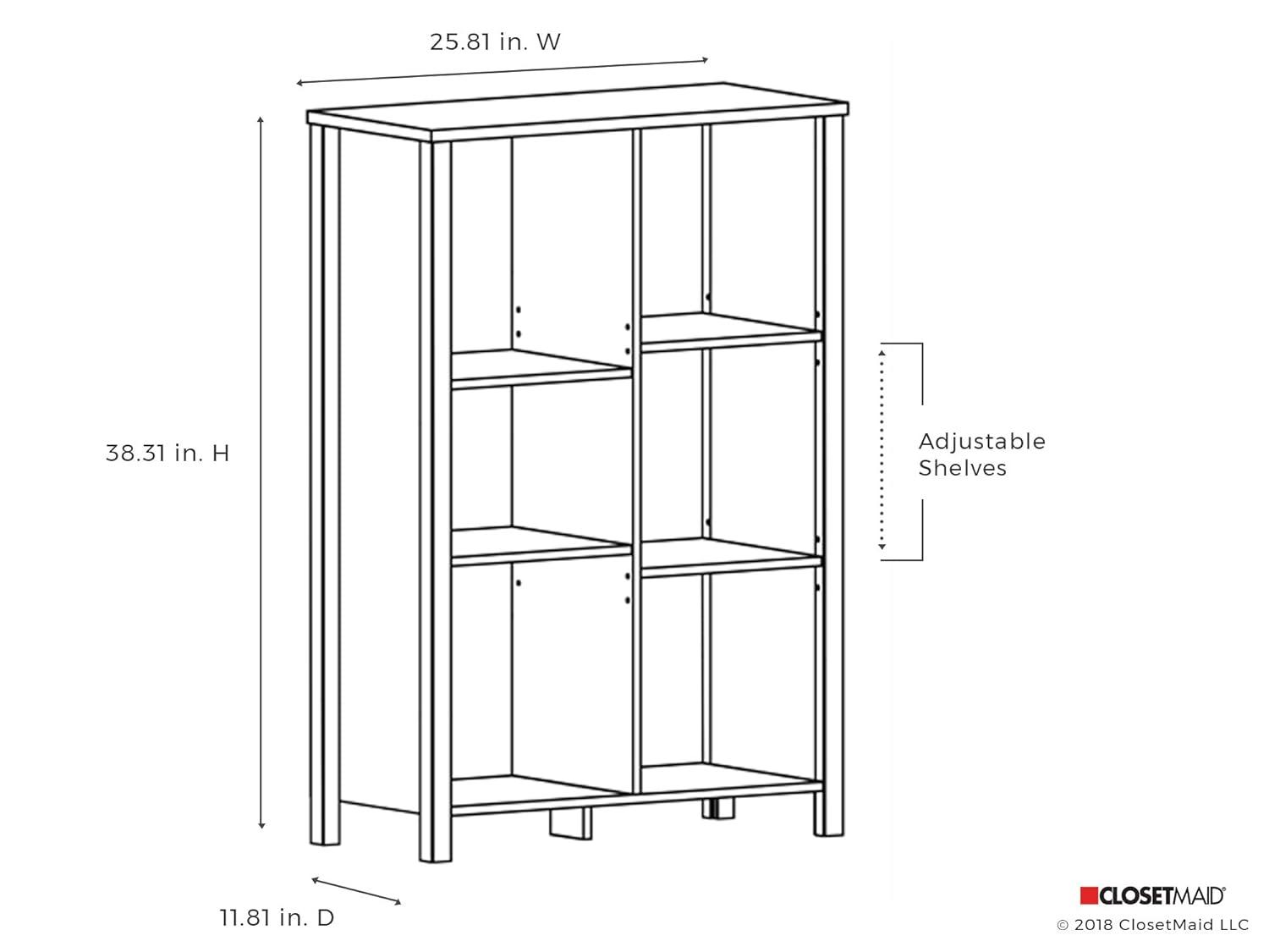 Premium Cubes 38.31" H x 25.81" W Standard Bookcase
