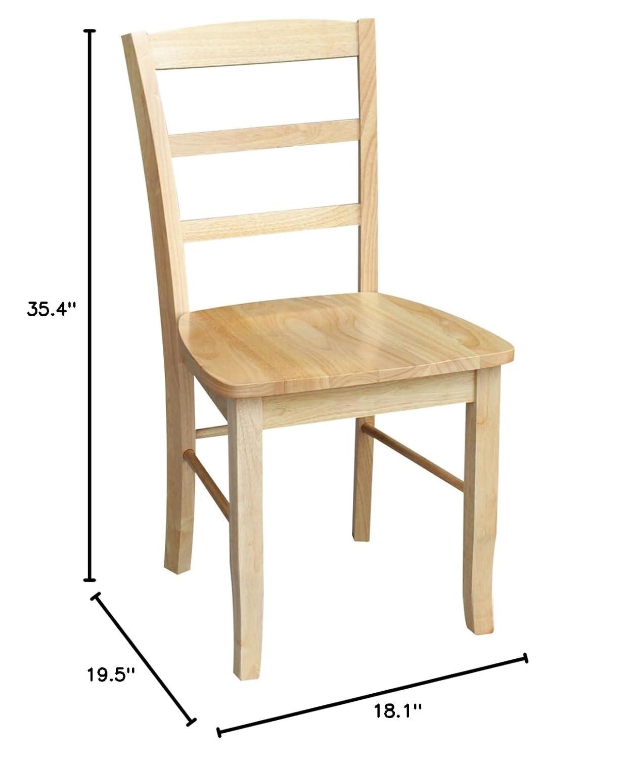 Set of 2 Madrid Ladderback Chairs - International Concepts