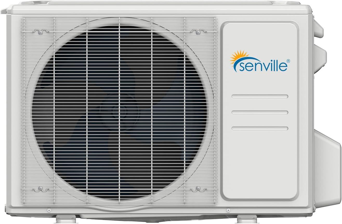 Senville 18000 BTU Wi-Fi Connected Ductless Mini Split Air Conditioner for 1000 Square Feet with Heater and Remote Included