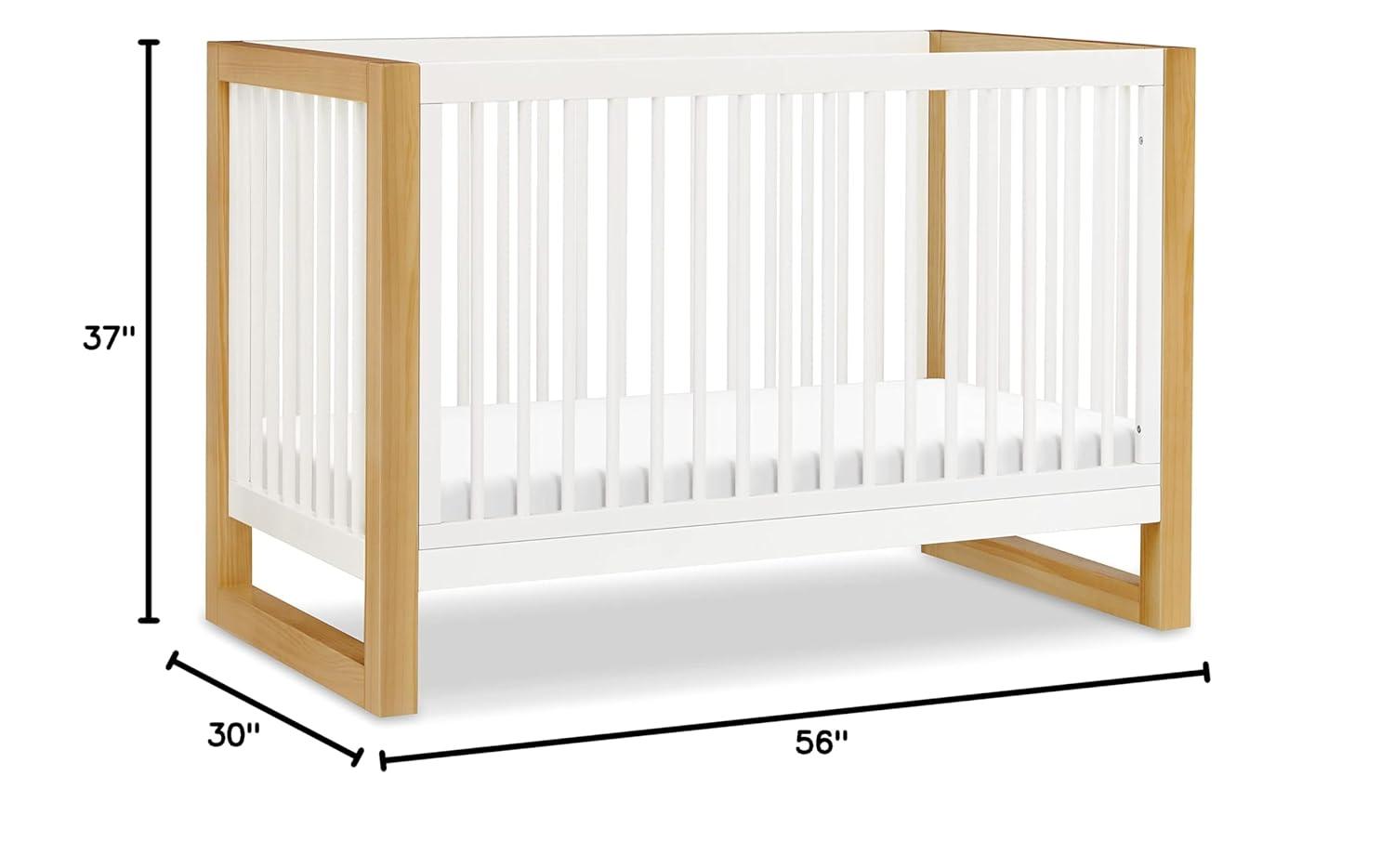 Nantucket Greenguard Gold Certified 3 -in-1 Convertible Crib