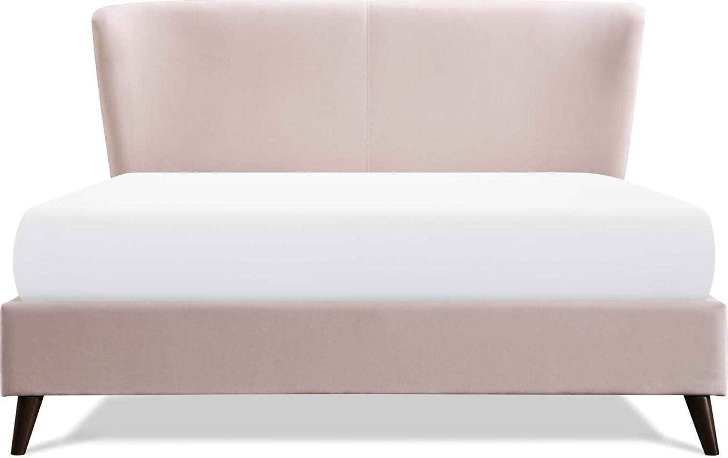 Adore Decor Adele Jupiter Wingback Upholstered Platform Bed