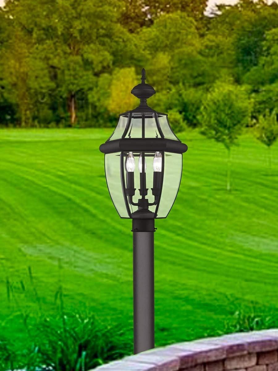 Livex Lighting Monterey 3 - Light Lantern in  Black