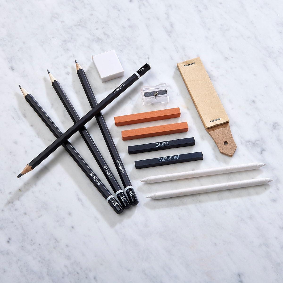 KINGART Sketch & Draw Set, 13 pc