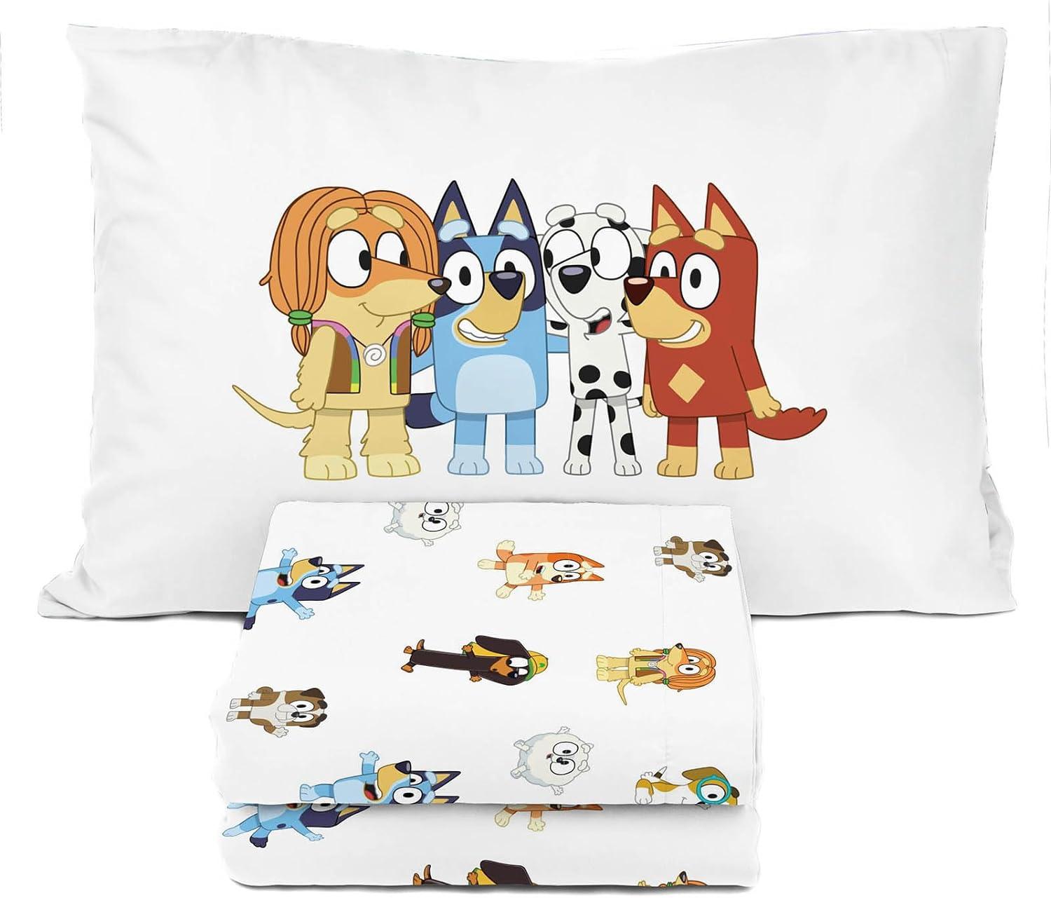 Sunny Side Up Bluey Twin Sheet Set