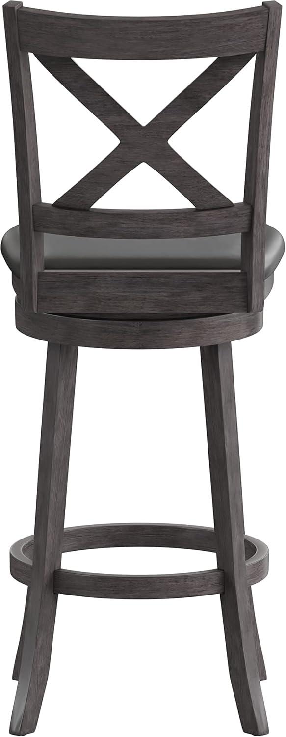 Francis Classic Crossback Wooden Swivel Dining Stool