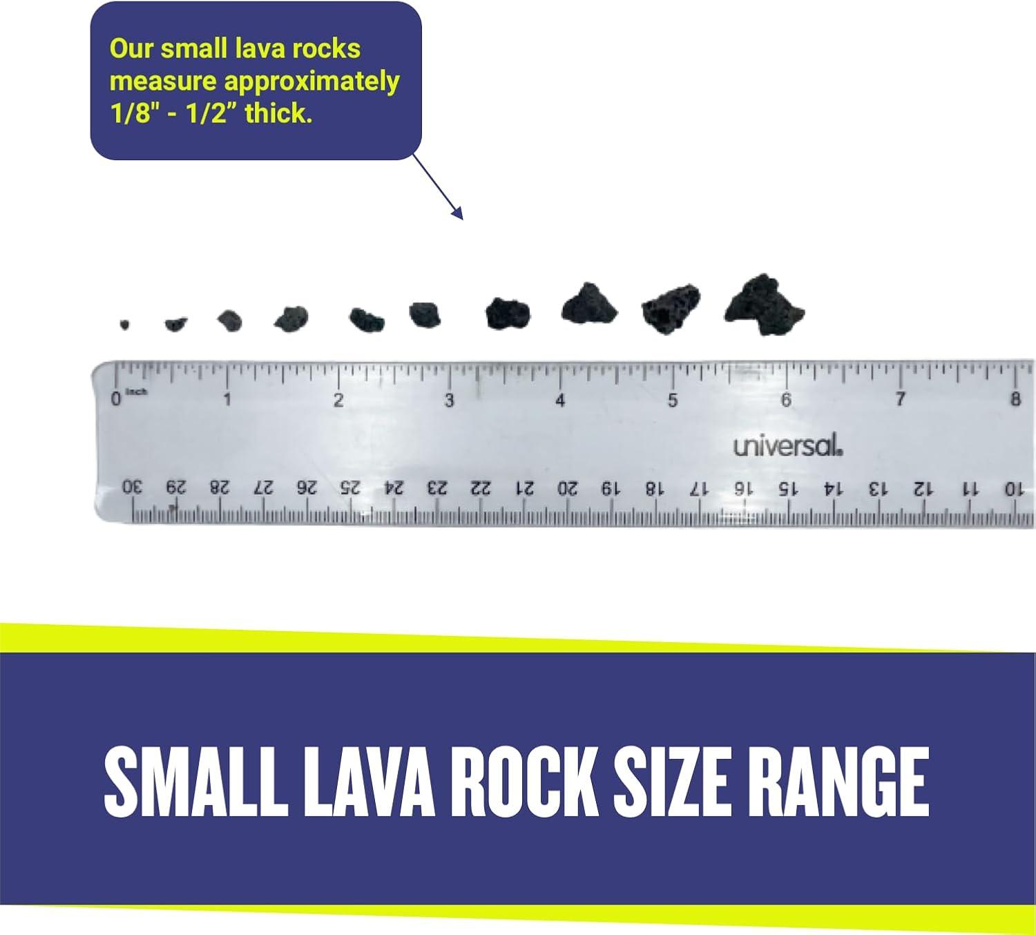 American Fireglass Lava Rock - 10 lbs.