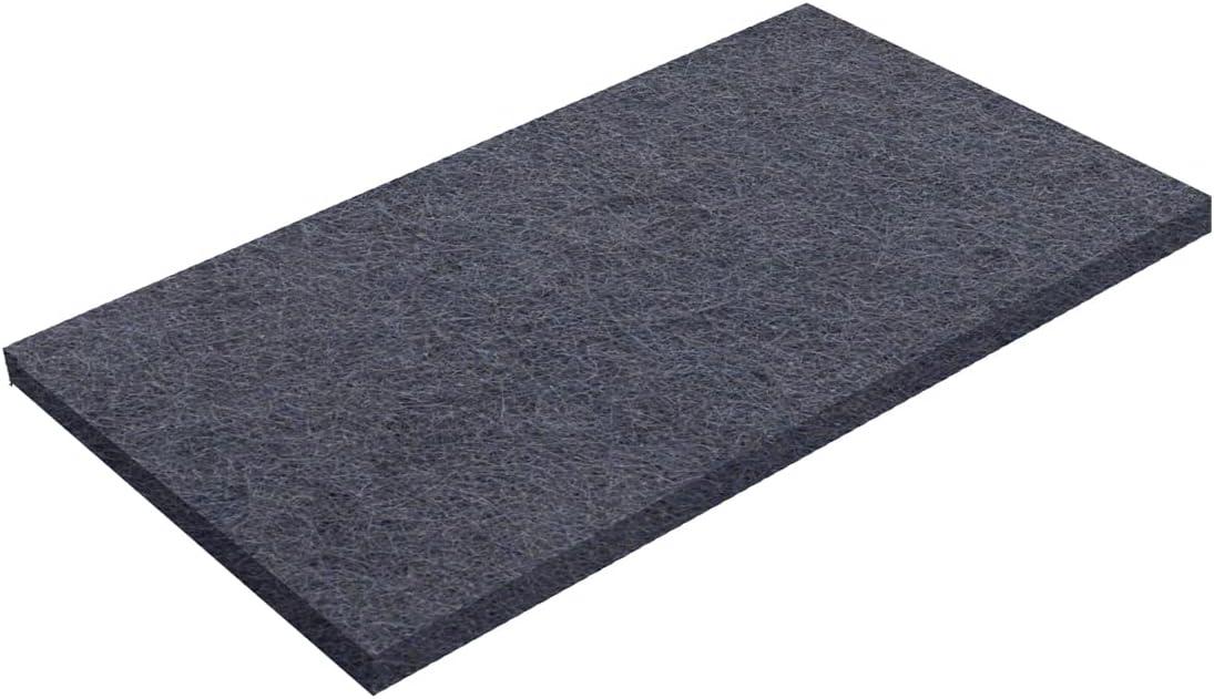 Virginia Abrasives 416-54184 12.75 x 5.88 in. Thick Pad For Stripping Or A Drive Plate - Black- Pack of 5