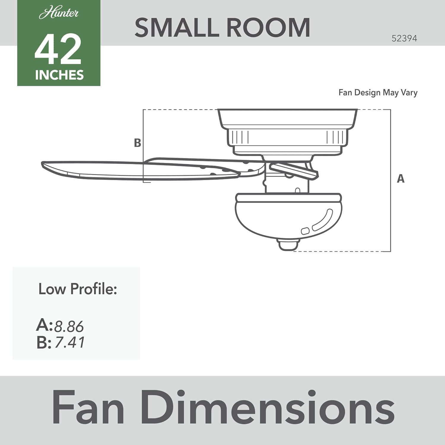 Newsome 42" 5 - Blade Traditional Flush Mount Indoor Ceiling Fan with Lights and Pull Chains