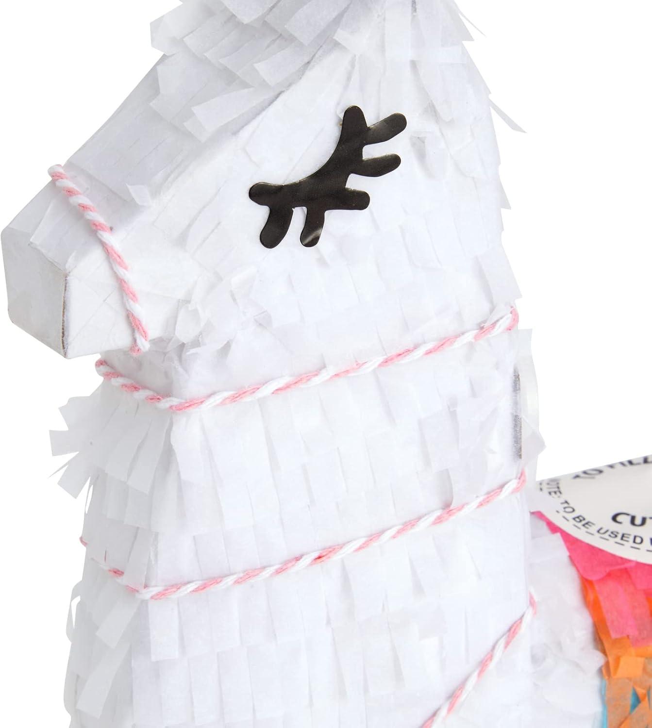 Juvale 3 Pack of Mini Llama Pinatas for Birthday Celebration, Fiesta Decorations, Animal-Themed Party Supplies, 4.9 x 2.1 x 10.2 In