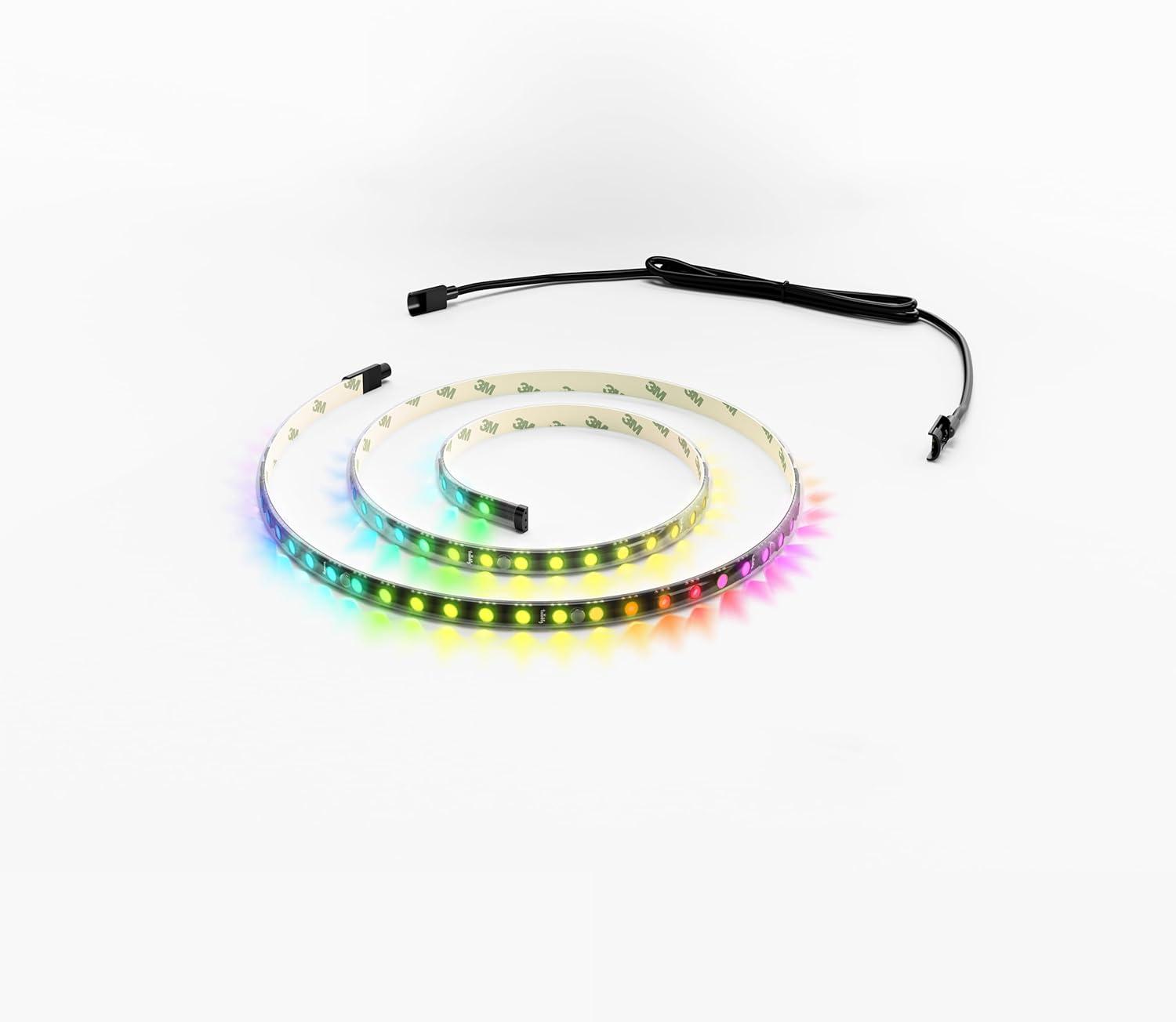 Twinkly Twinkly 5 Ft Adhesive Magnetic Multicolor Indoor Line Light Strip Extension Kit