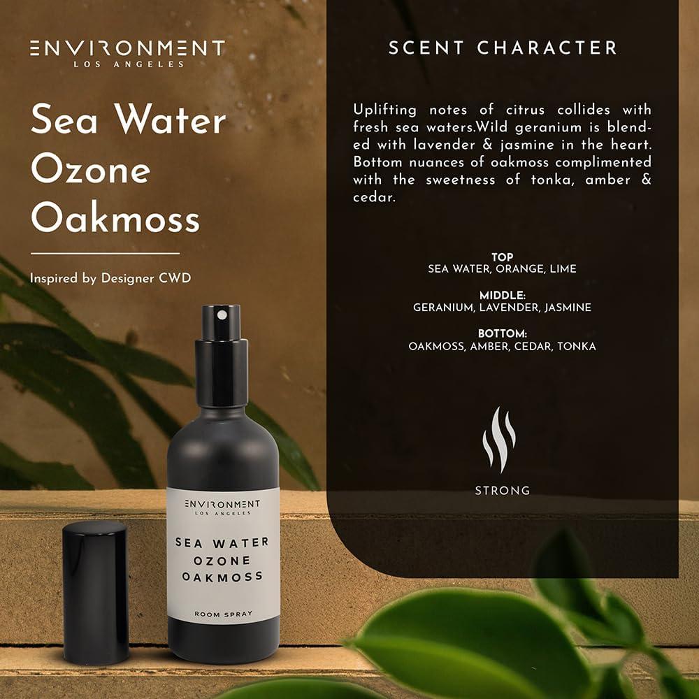 ENVIRONMENT 100mL Room Spray Inspired by Davidoff Cool Water® - Sea Water | Ozone | Oakmoss