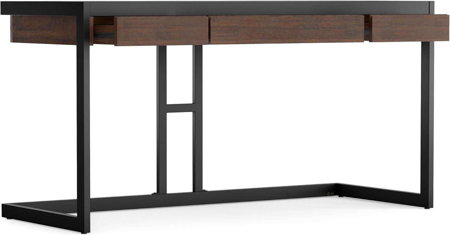 Simpli Home Erina SOLID ACACIA WOOD 60" Desk in Distressed White