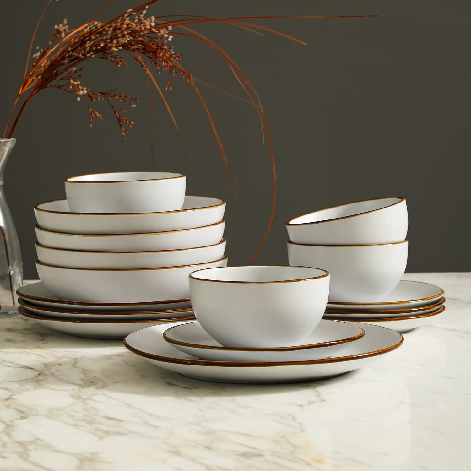 Brasa 16-Piece Dinnerware Set Stoneware