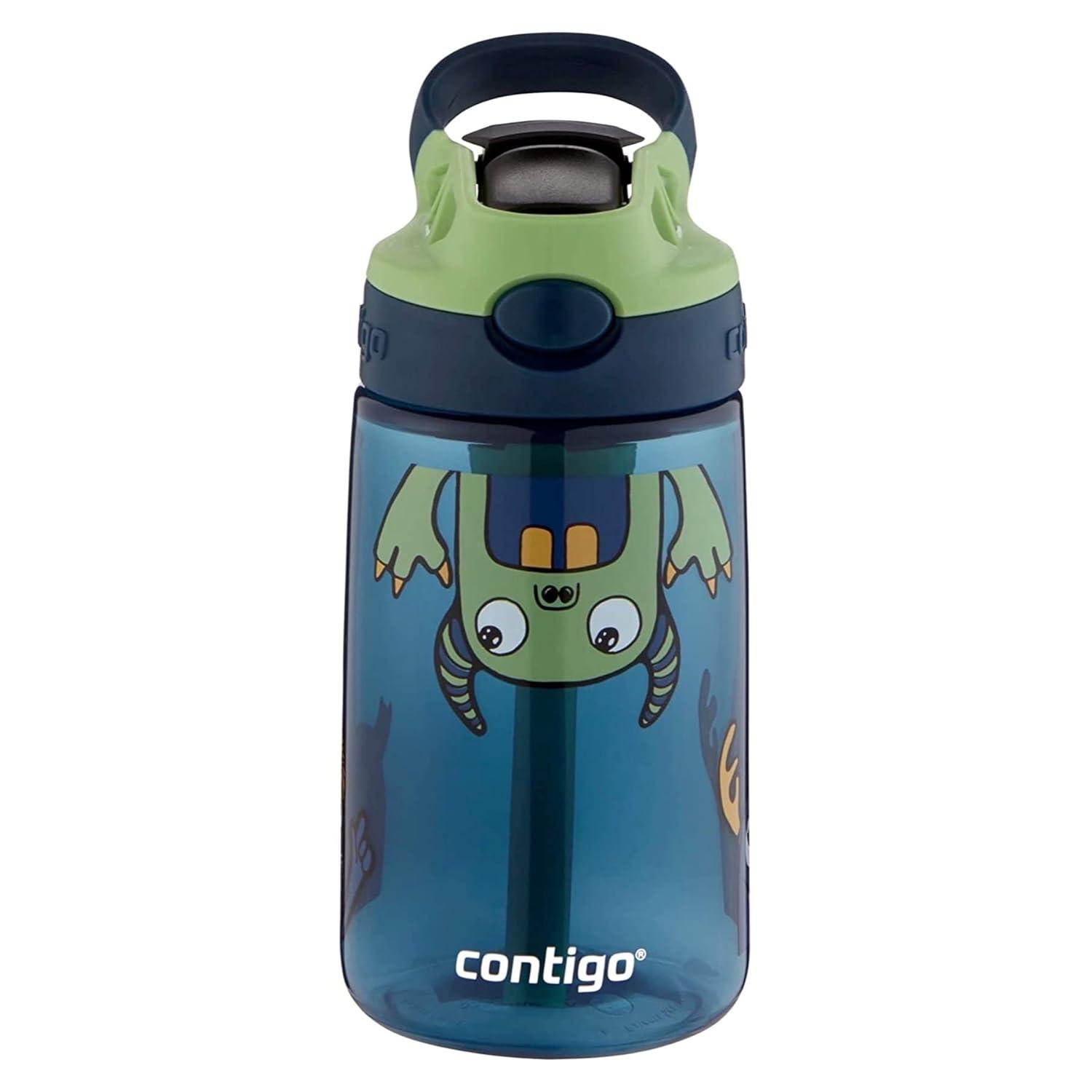 Contigo Kid's 14 oz. AutoSpout Straw Water Bottle with Easy-Clean Lid