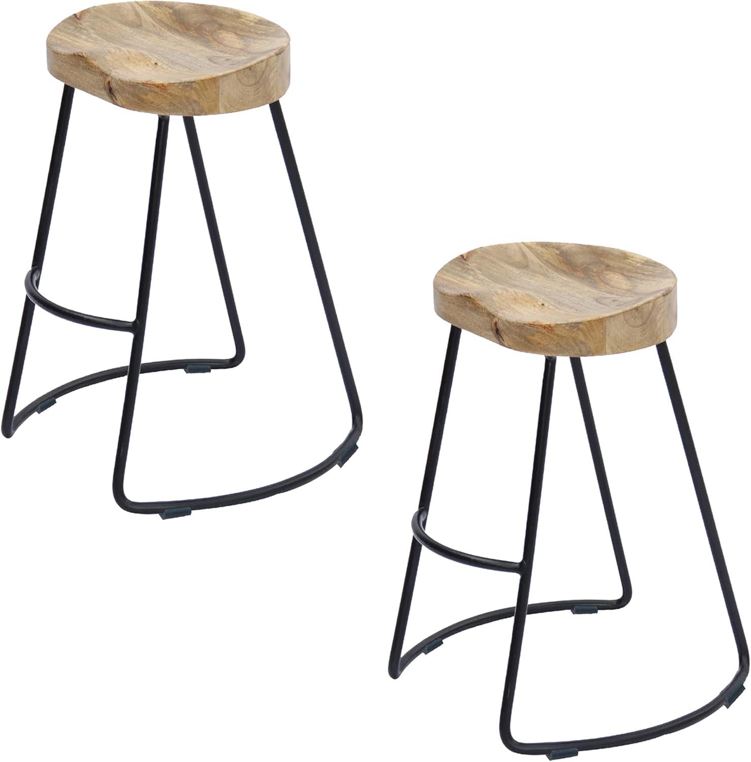 The Urban Port Counter Stool with Metal Frame