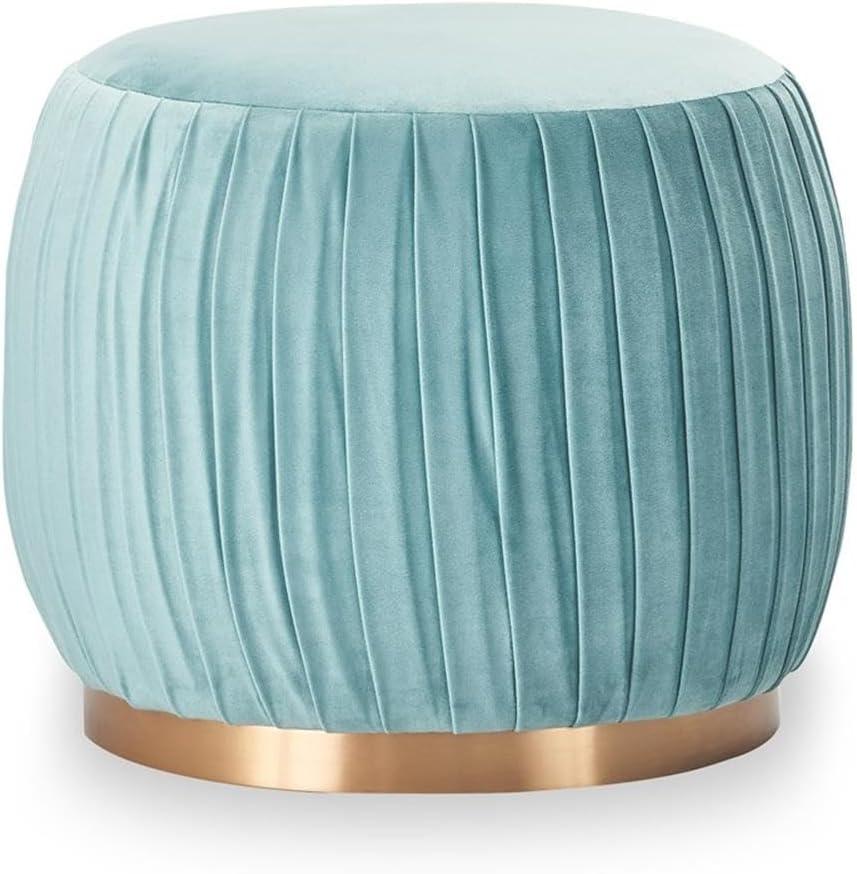 Adore Decor Adore Pleated Ottoman
