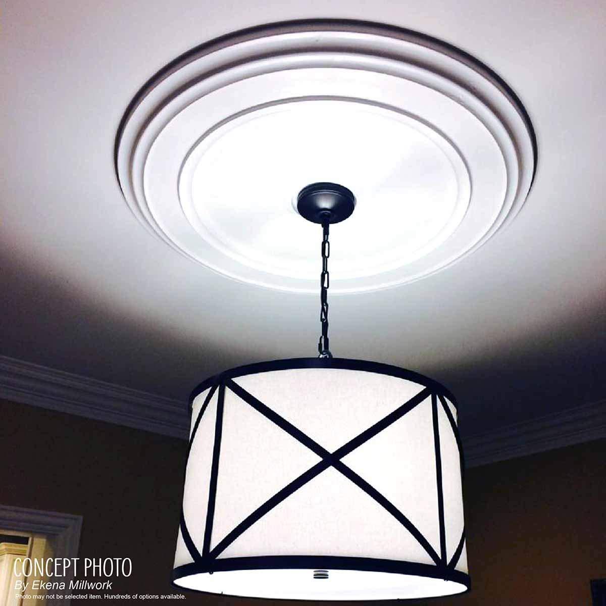 Bradford 12.5"H x 12.5"W x 0.75"D Ceiling Medallion