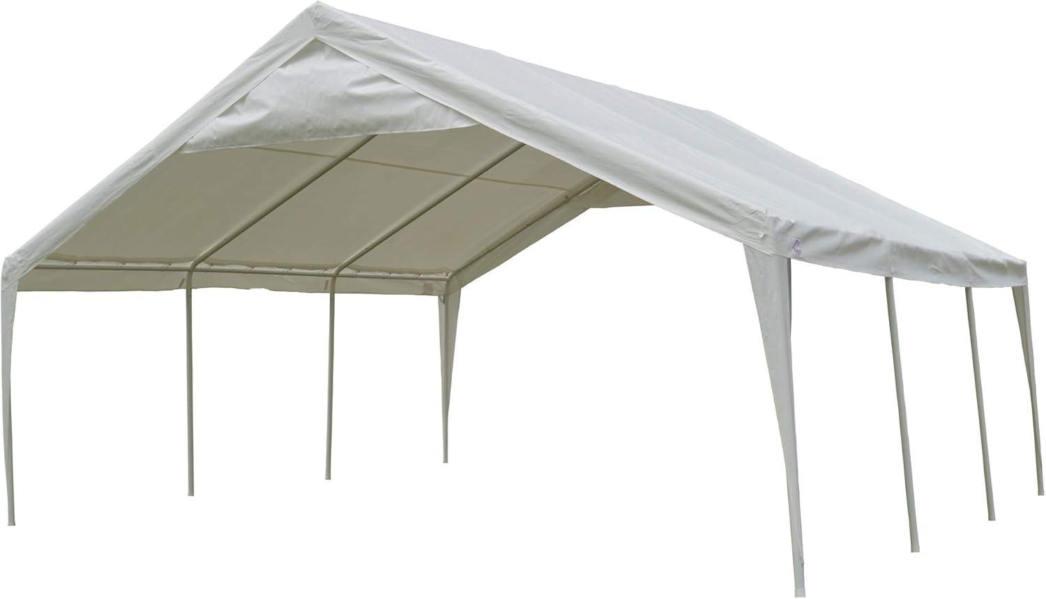 Impact 20' x 20' White Steel Outdoor Party Tent