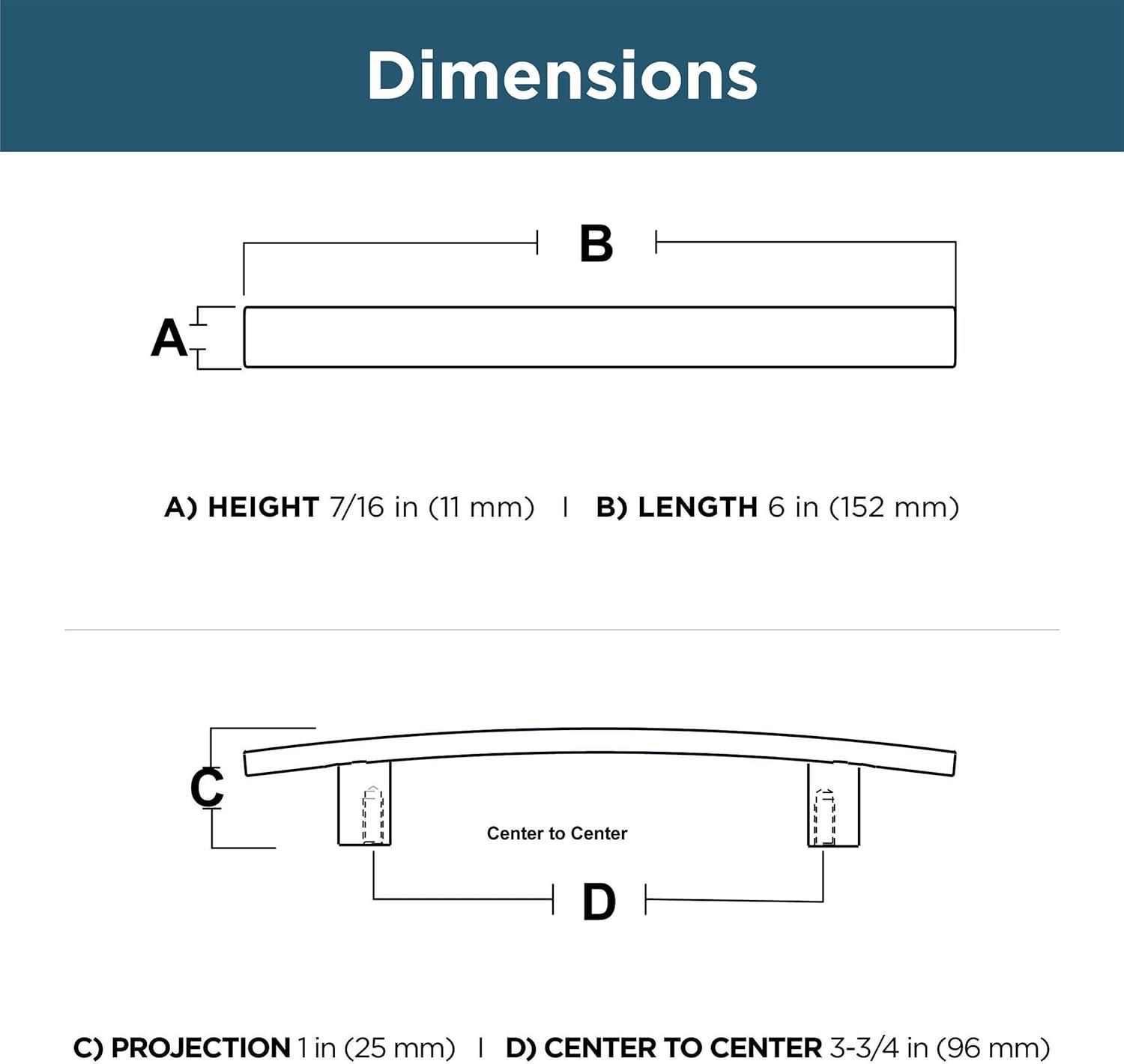 Subtle Arch Cabinet Bar/Handle Pull Multipack