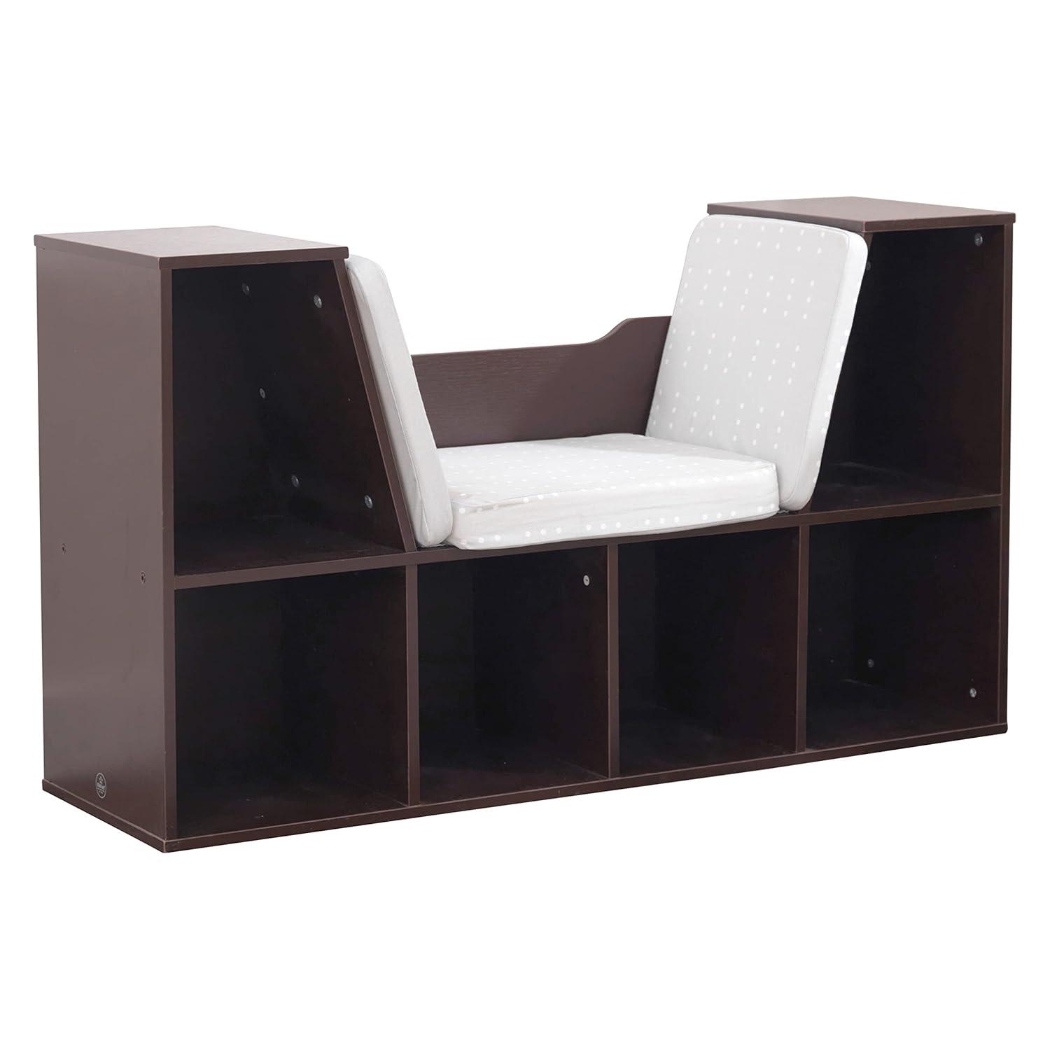 KidKraft Bookcase with Reading Nook, 6 Shelves