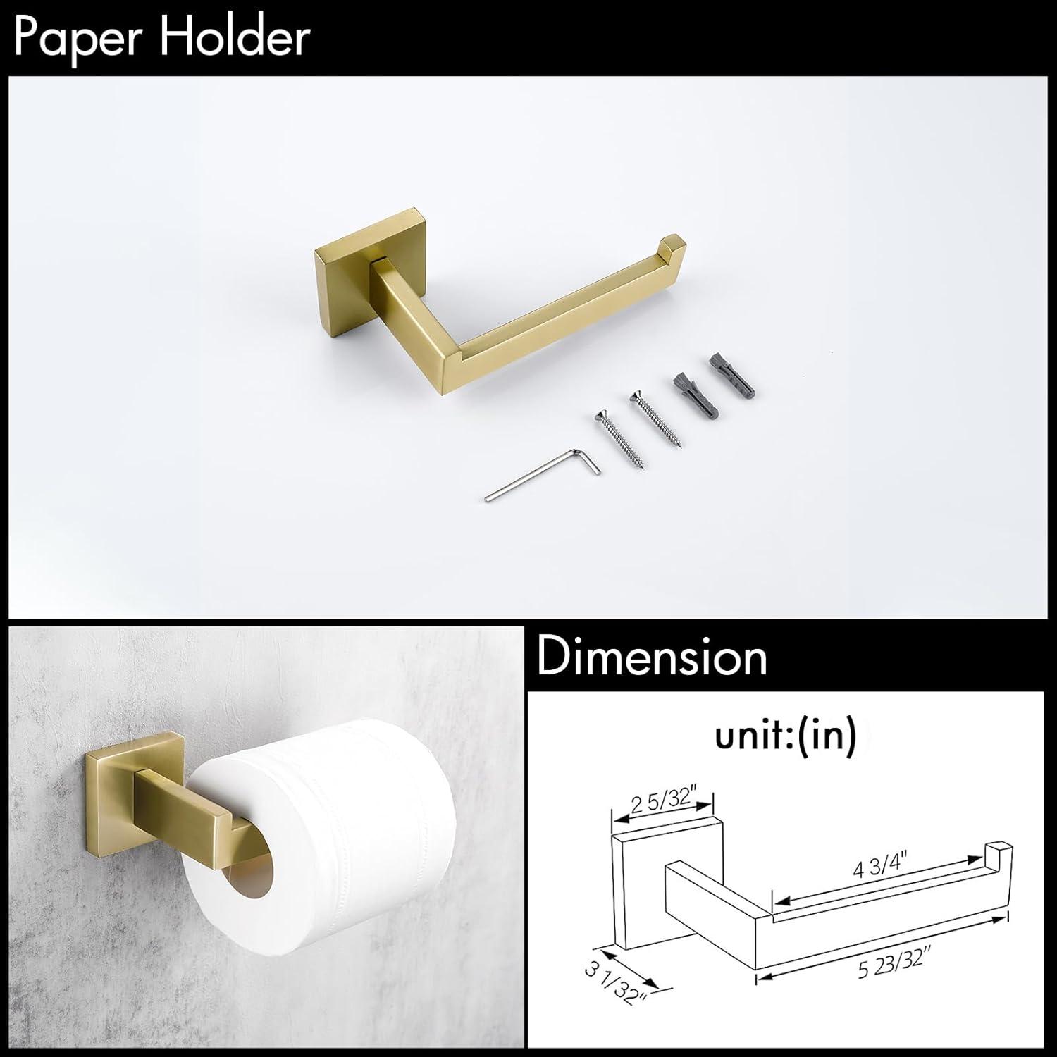 4 - Piece Bathroom Hardware Set