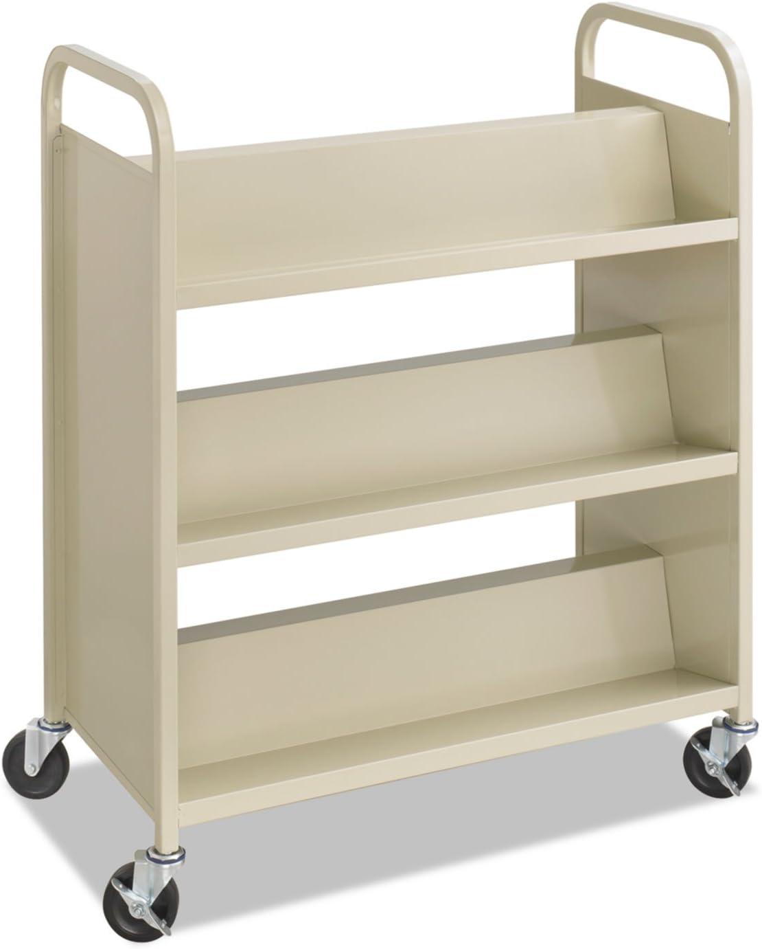 Double-Sided Book Cart