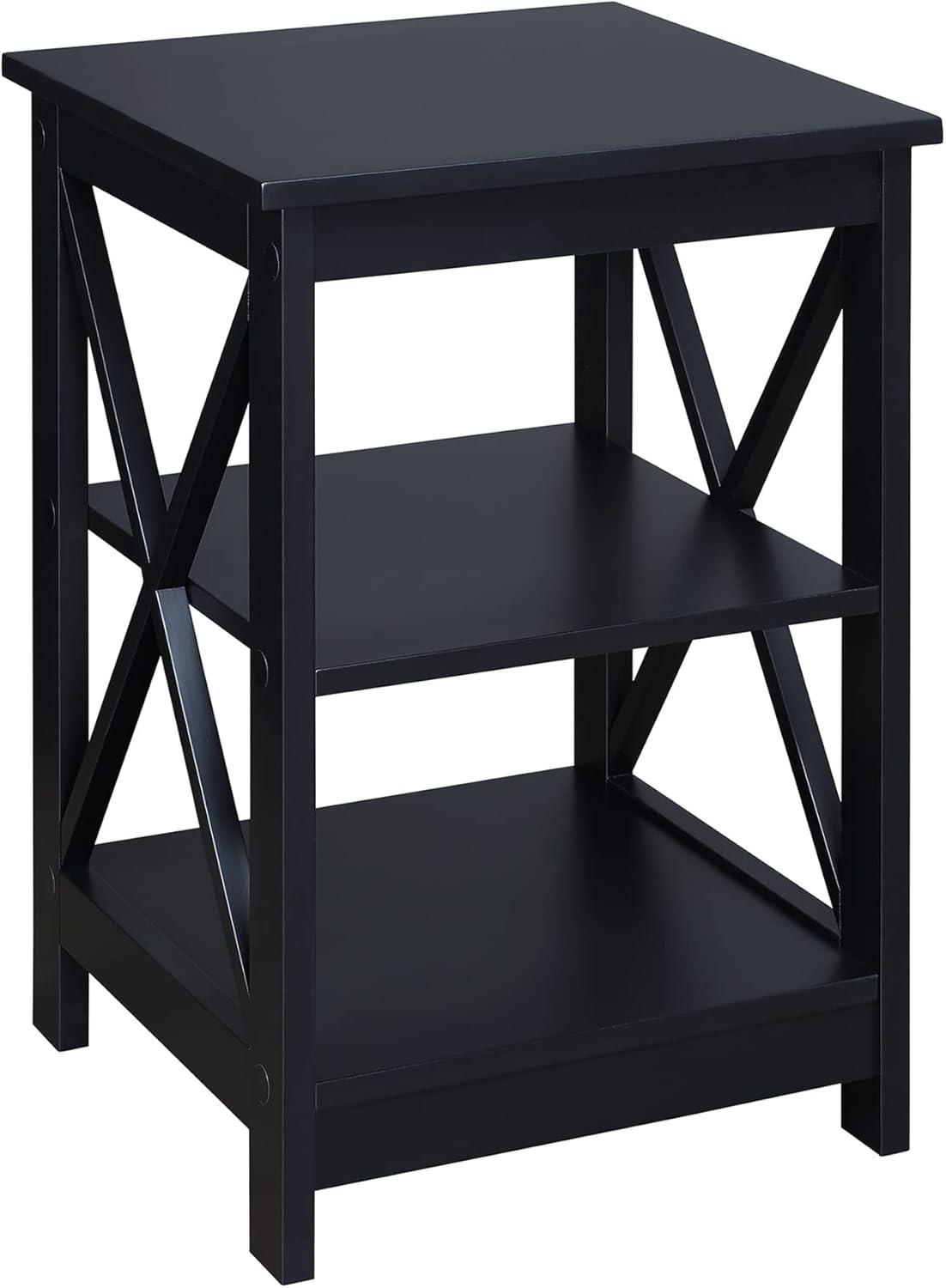 Oxford End Table With Black Finish