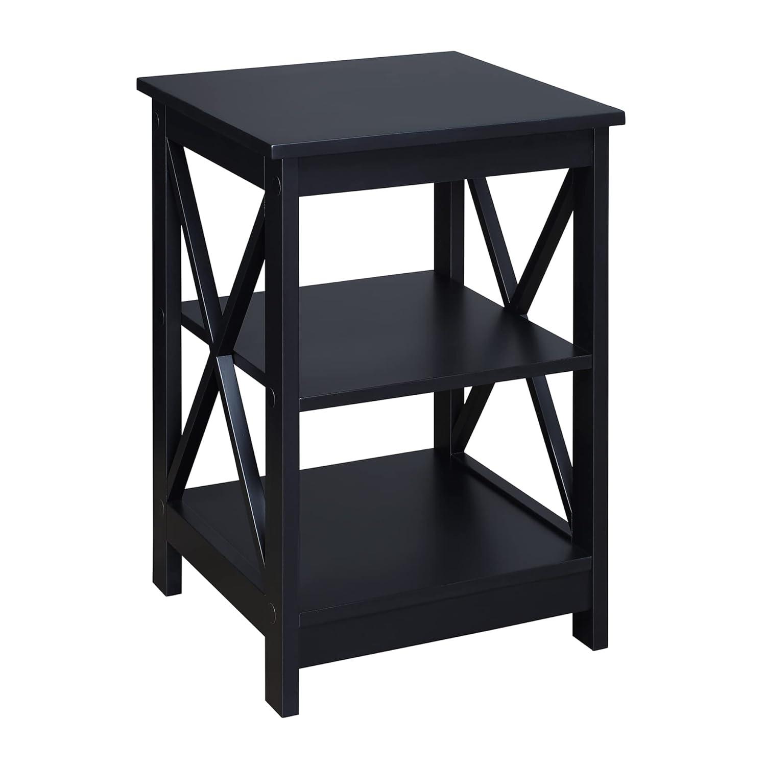 Oxford End Table With Black Finish