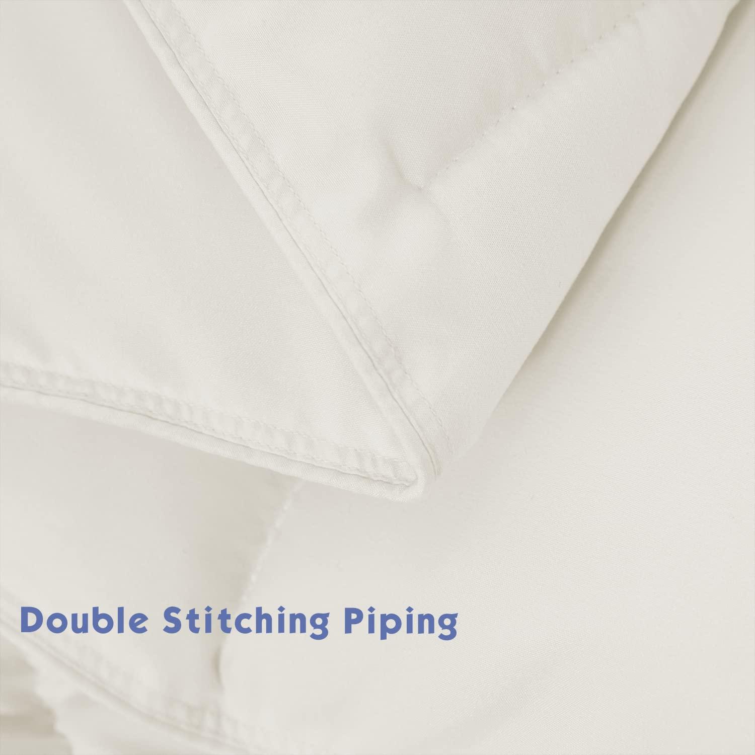 Homechoice International Group 3pc Comforter Set - All Season Reversible Down Alternative Comforter with Two Shams - Breathable, Soft, Fluffy