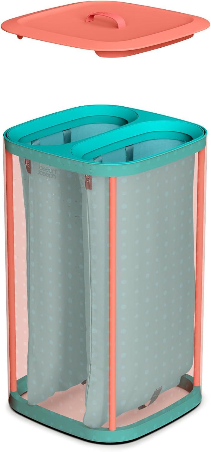 Joseph Joseph Tota Pop 60-liter Laundry Hamper Separation Basket with Lid