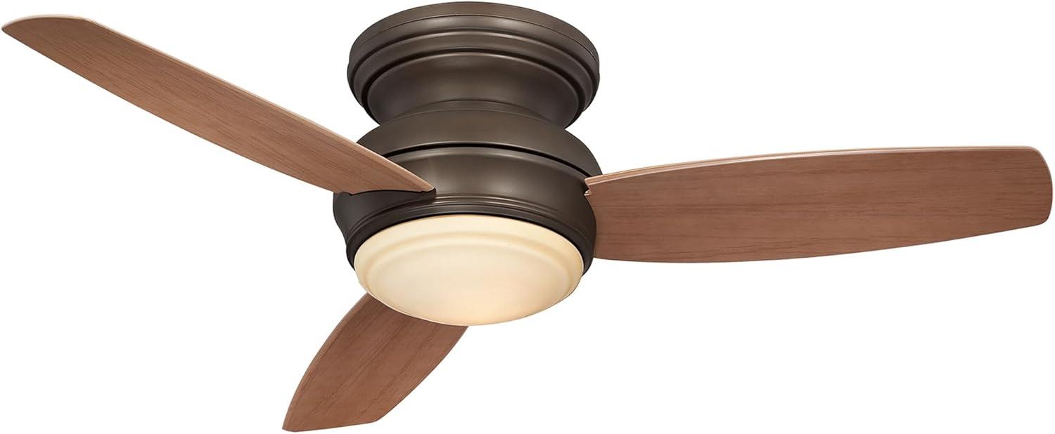 44" Concept II 3 - Blade Outdoor LED Propeller Ceiling Fan with Wall Control and Light Kit Included