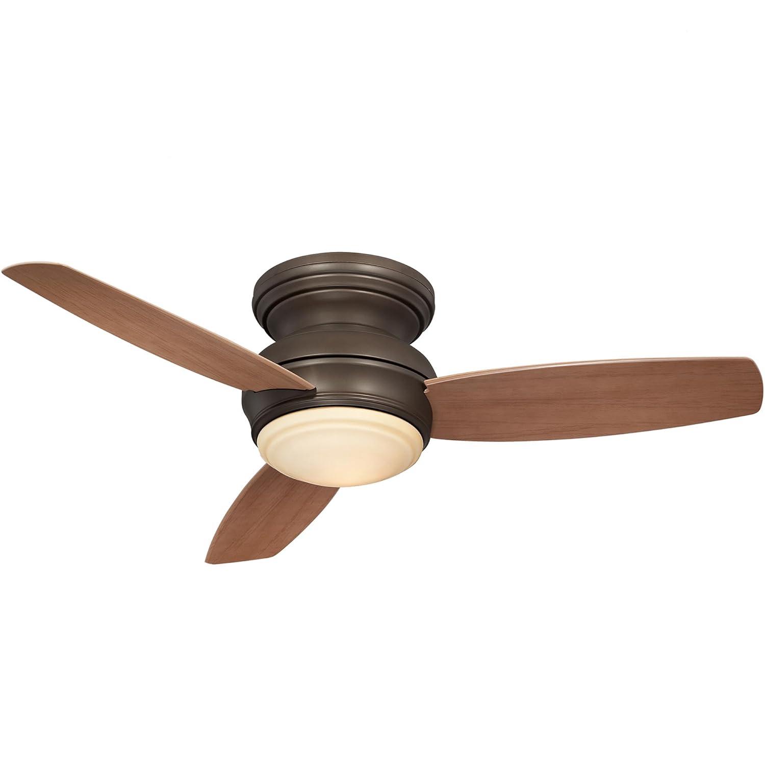 Minka Aire 44" Concept II 3 - Blade Outdoor LED Propeller Ceiling Fan with Wall Control and Light Kit Included