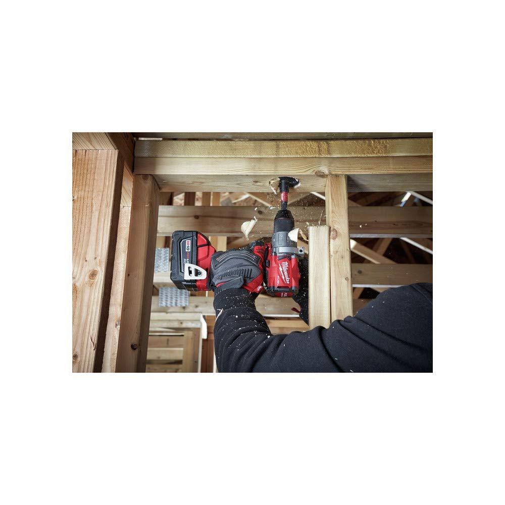 Milwaukee M18 Fuel 1/2" 18V Brushless Hammer Drill Driver 2804-22 with (2) 5Ah Batteries, Charger, & Tool Case