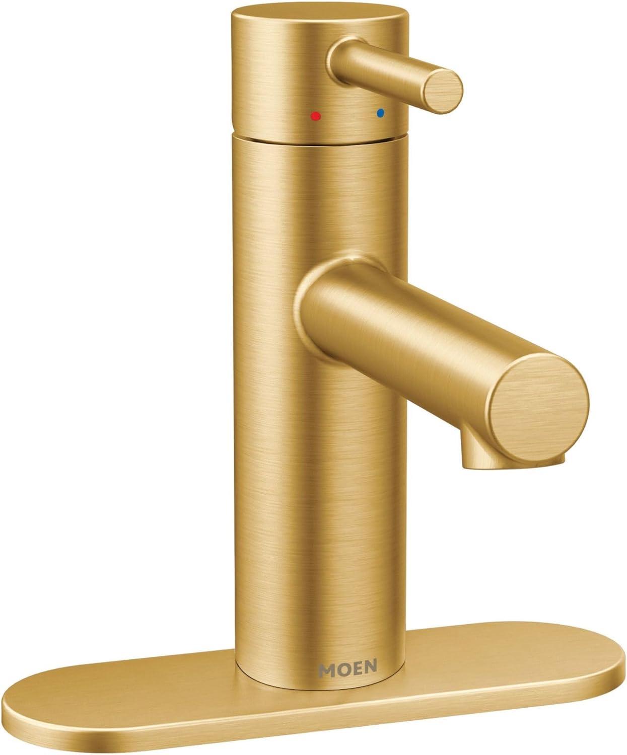 Align Single Hole Bathroom Faucet with Drain Assembly