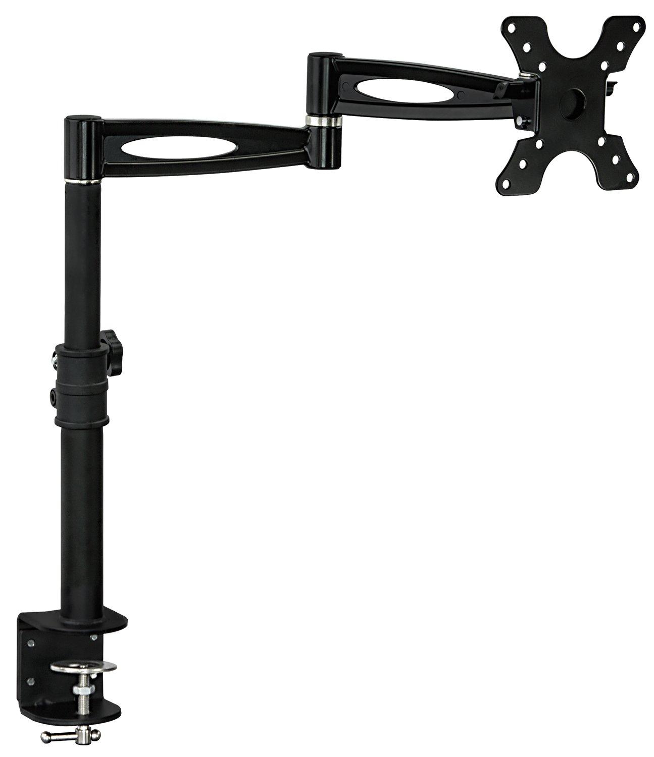 Mount-it Mount-It Full Motion Height Adjustable Single Monitor Arm Mount | Fits 13 - 30 in. Computer Screens
