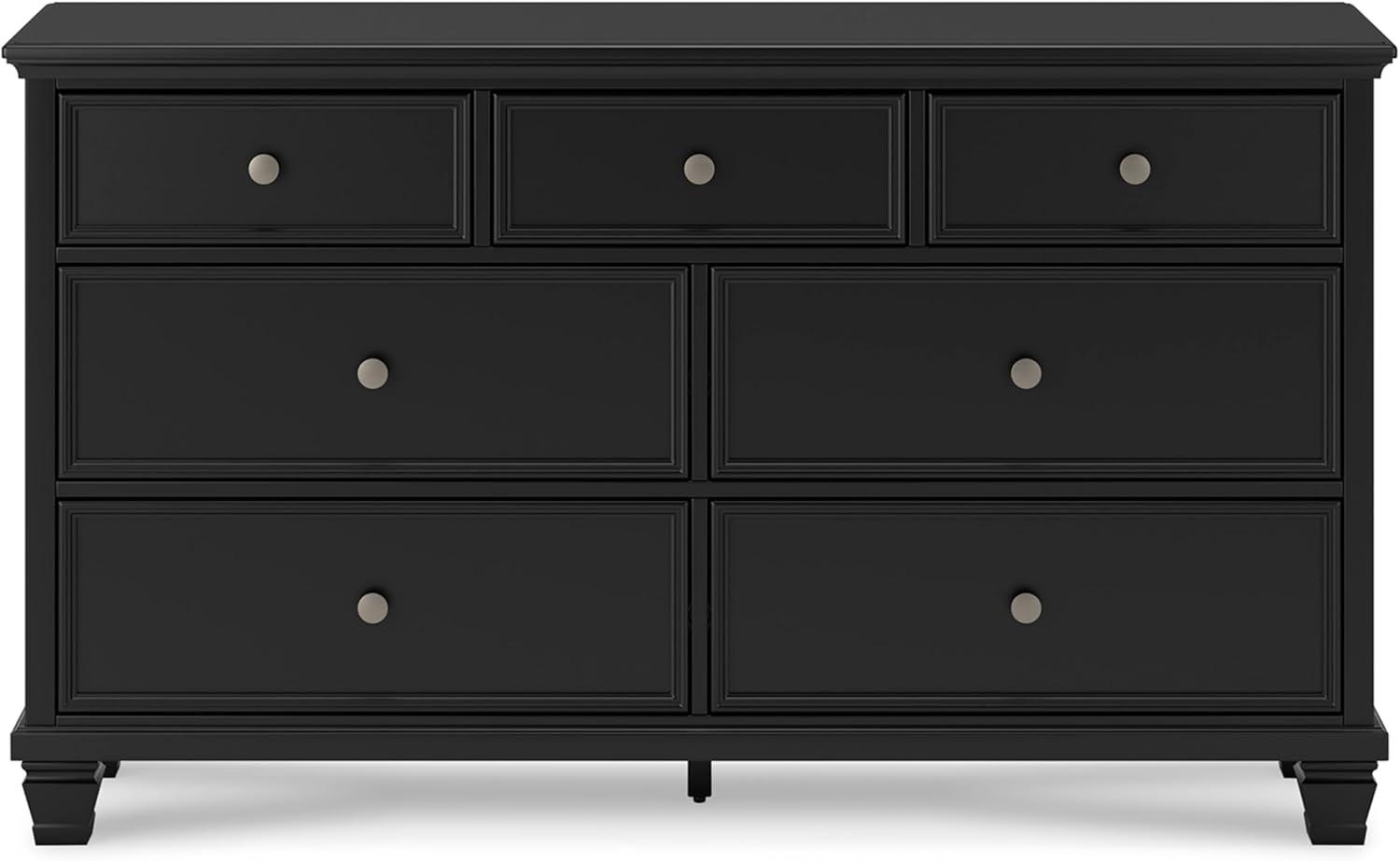 Black Farmhouse Dresser with Felt Lined Dovetail Drawers