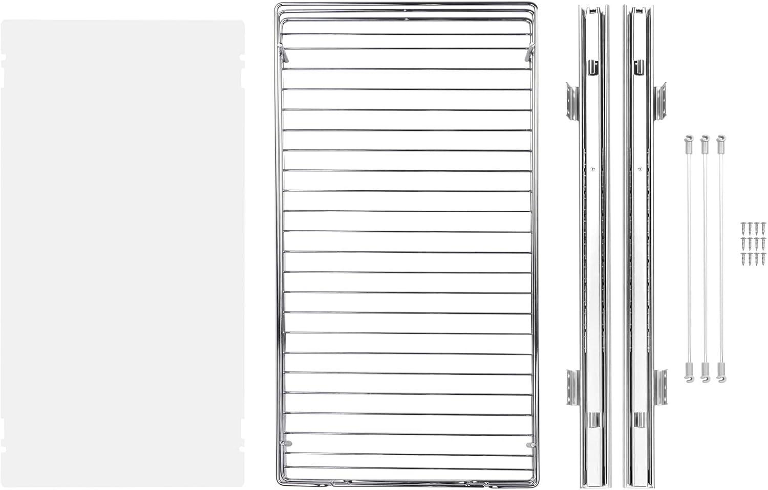 Chrome-Plated Steel Pull Out Cabinet Organizer, 11" x 21"