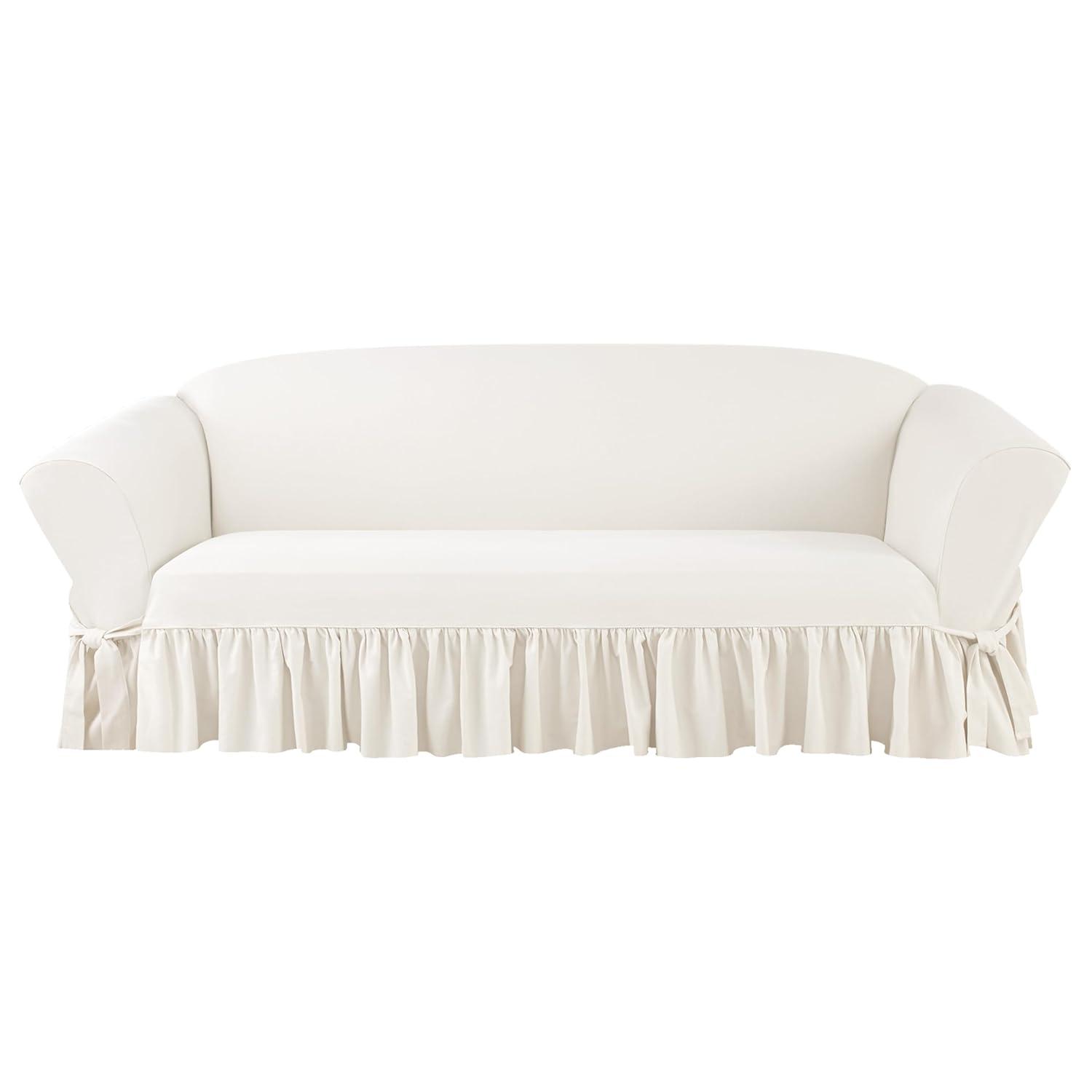 Cotton Box Cushion Sofa Slipcover