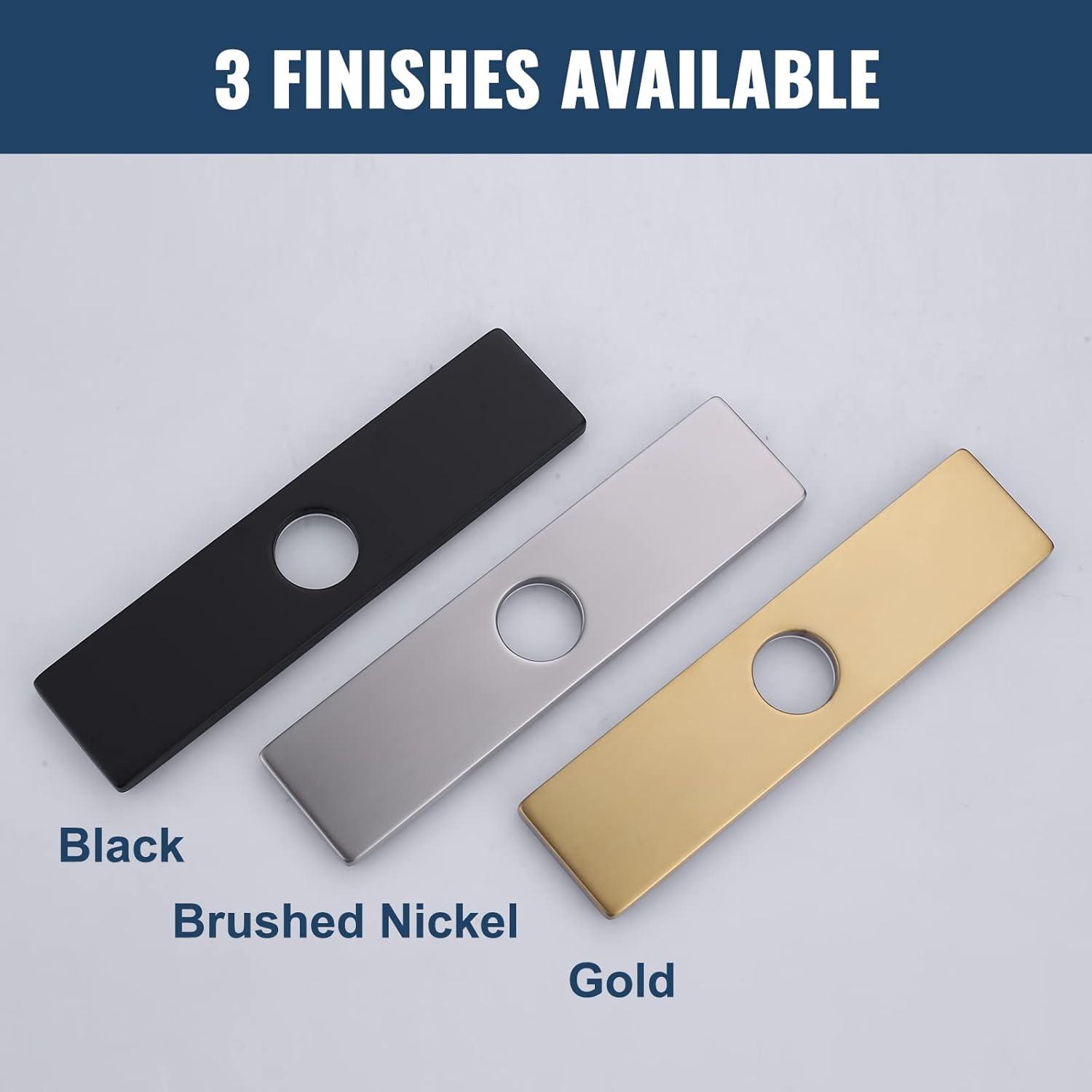 iVIGA VCC06B iVIGA 10" Sink Faucet Hole Cover Deck Plate