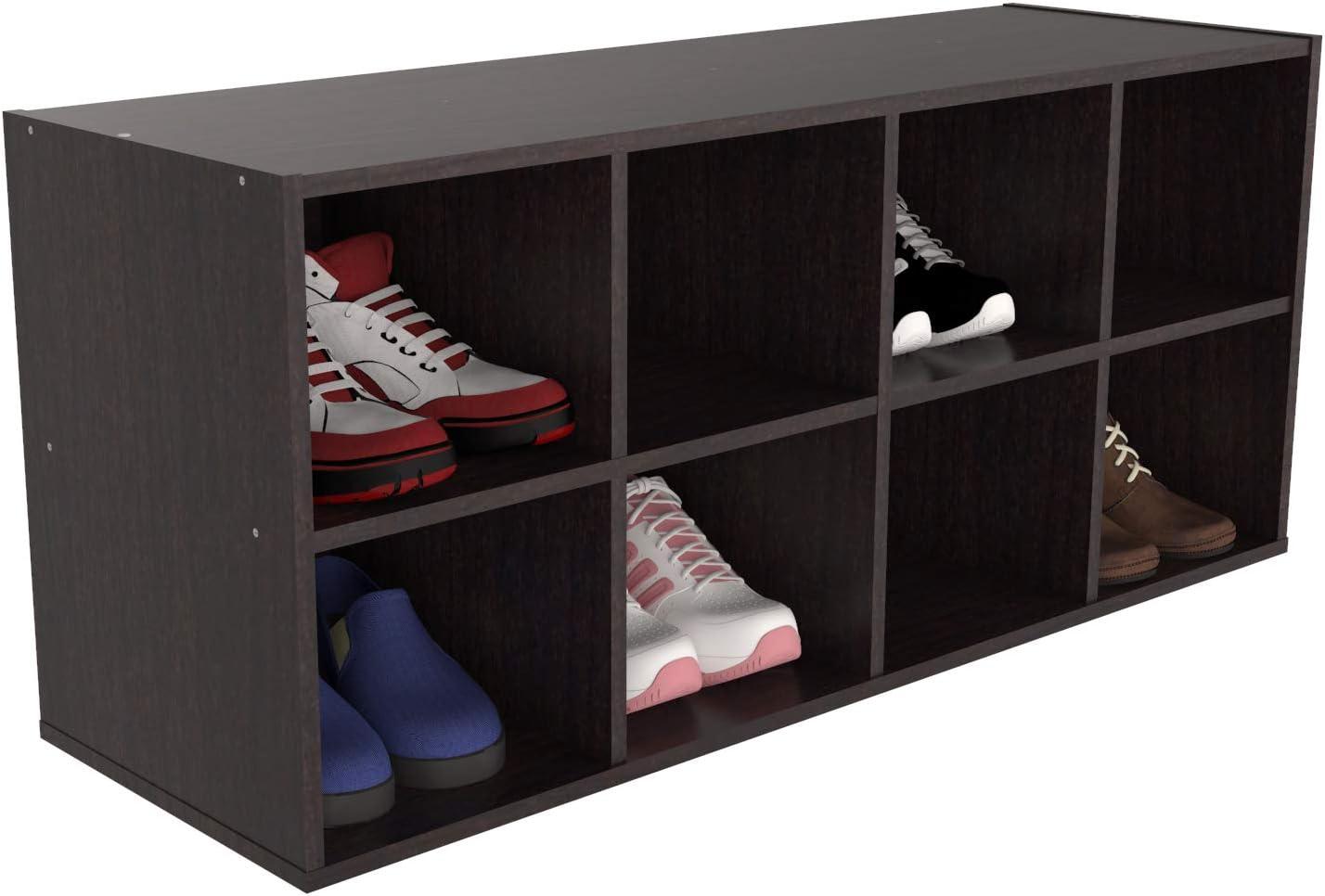 8 Pair Stackable Shoe Rack