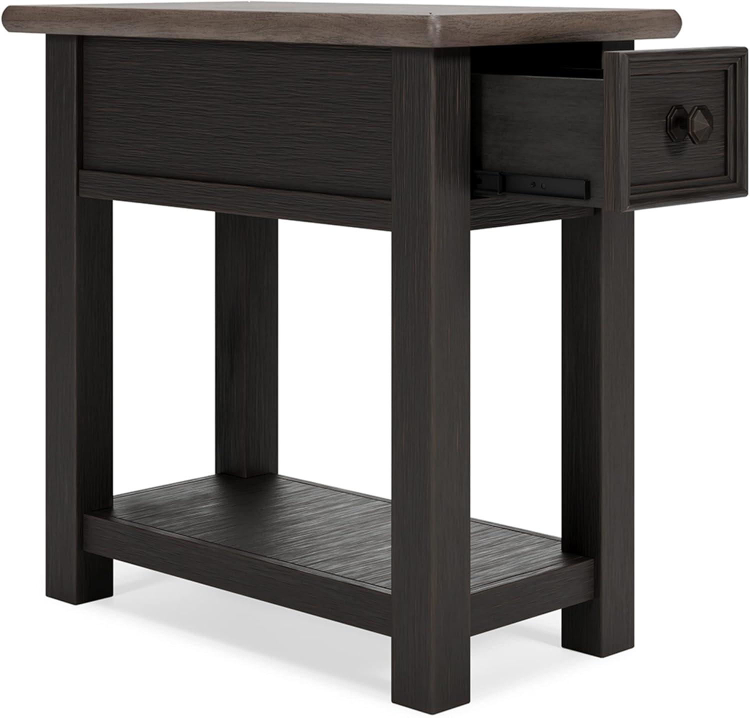 Signature Design by Ashley Casual Tyler Creek Chairside End Table Two-tone