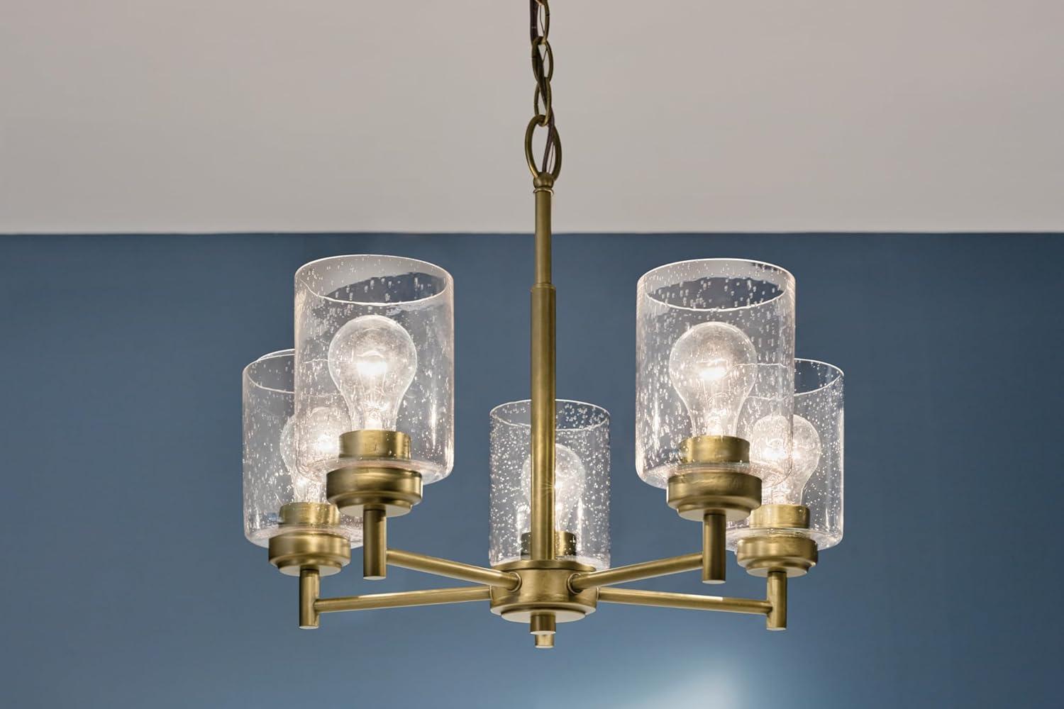 Kichler Lighting Winslow 5 - Light Chandelier in  Natural Brass