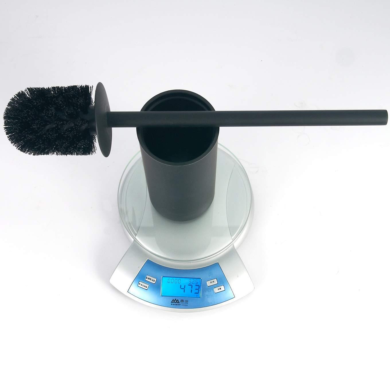 BGL Stainless Steel 304 Black Toilet Bowl Brush and Holder Set Cleaning Tool Holder with Toilet Brush