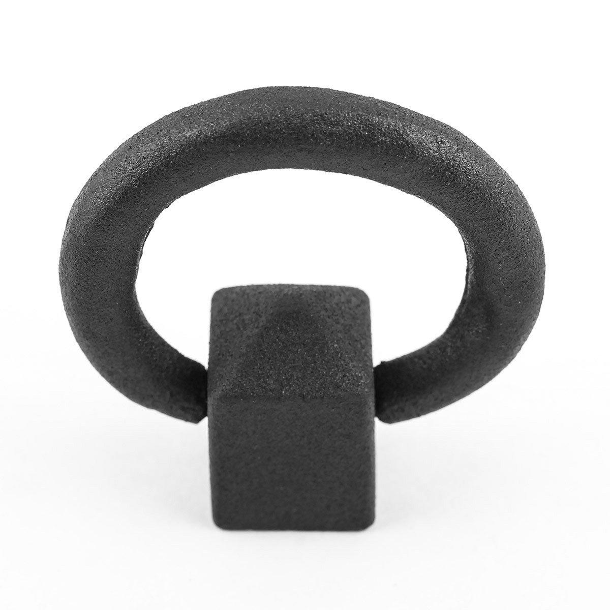 The Renovators Supply Inc. Wrought Iron Cabinet Gate Door Ring Pull Multipack (Set of 12)