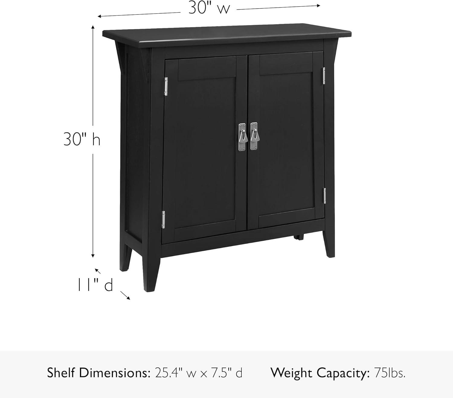 Mission Solid + Manufactured Wood Foyer Hall Cabinet Stand