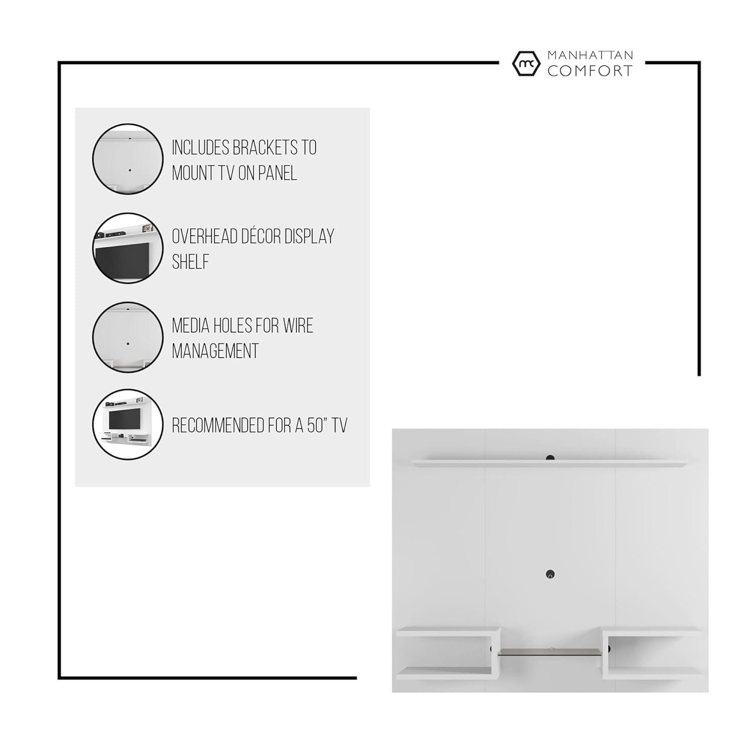 50" Plaza Floating Entertainment Center - Manhattan Comfort