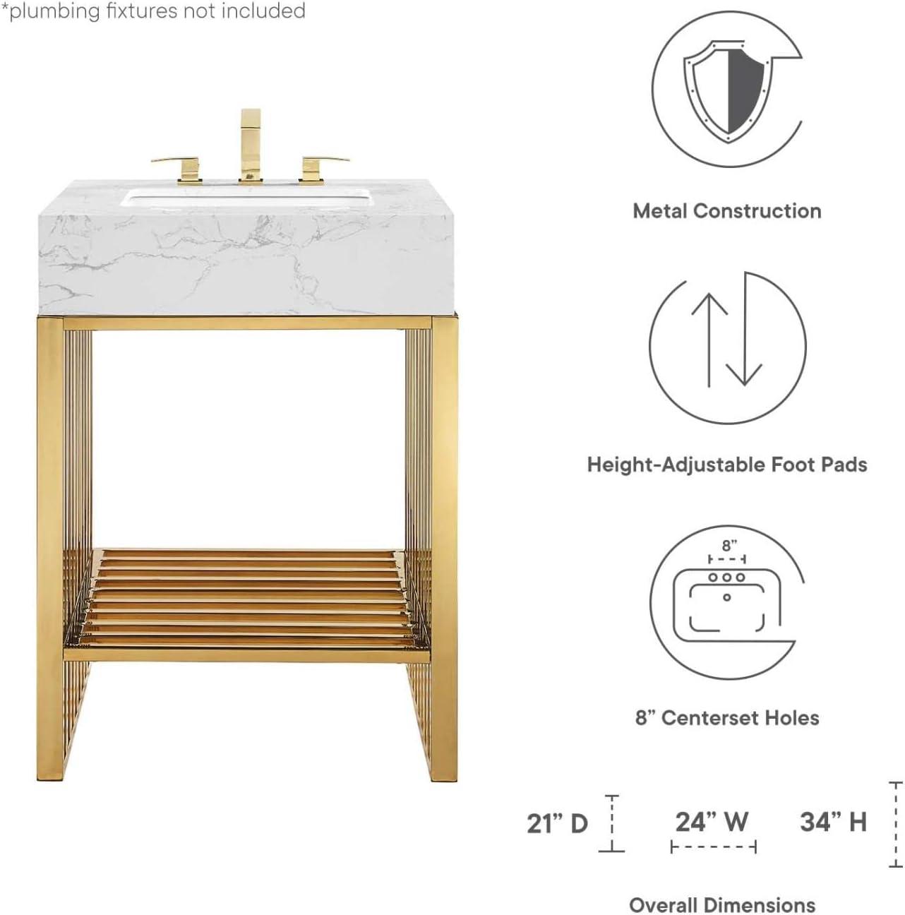 Gridiron 24" Bathroom Vanity by Modway